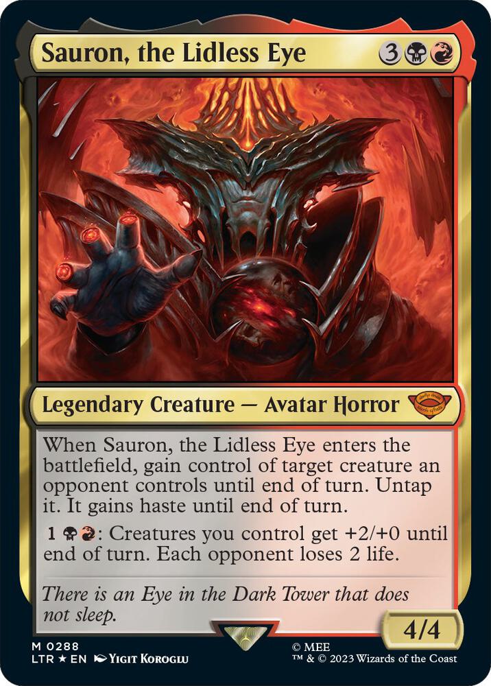 マジック：ザ・ギャザリング Middle earth booster the lidless eye マジック：ザ・ギャザリング Middle earth booster the lidless