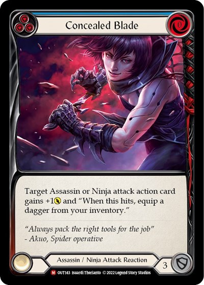 Concealed Blade card