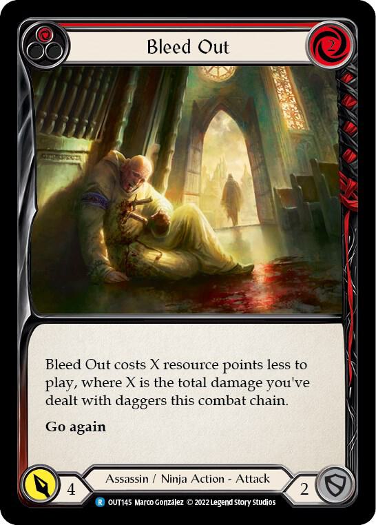 Bleed Out (Red) - Outsiders - Flesh and Blood TCG - TCGplayer.com