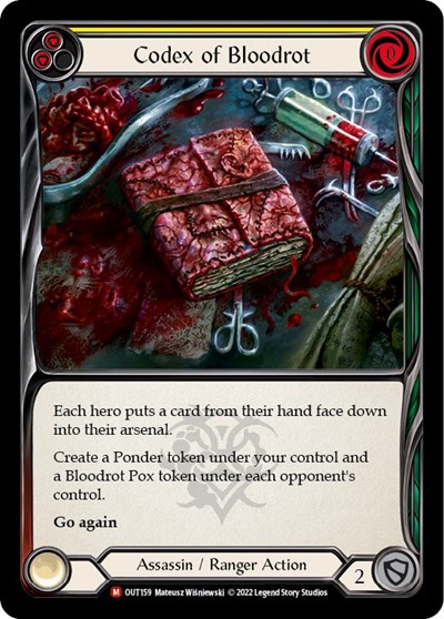 Codex of Bloodrot Outsiders card price