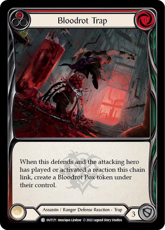 Bloodrot Trap (Red) - Outsiders - Flesh and Blood TCG - TCGplayer.com