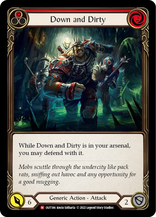 Down and Dirty - Outsiders - Flesh and Blood TCG - TCGplayer.com