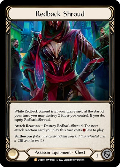 Redback Shroud card