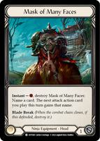 Mask of Many Faces - Outsiders - Flesh and Blood TCG - TCGplayer.com