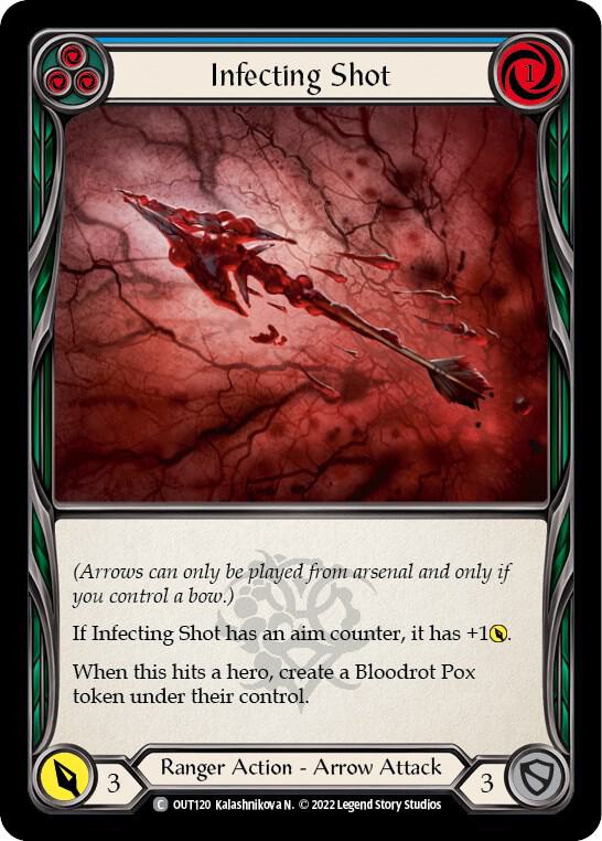 その他 Flesh and Blood Infecting Shot BLUE CF Infecting Shot (Blue) - Outsiders - Flesh and Blood TCG