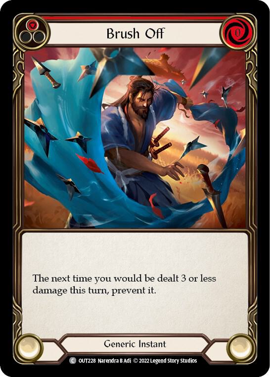 Brush Off (Red) - Outsiders - Flesh and Blood TCG - TCGplayer.com