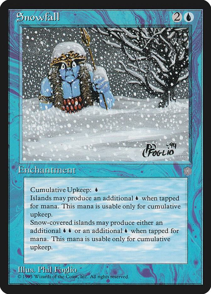 Snowfall - Ice Age - Magic: The Gathering - TCGplayer.com