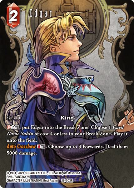 edgar final fantasy mtg Edgar, King of Figaro [FINAL FANTASY]