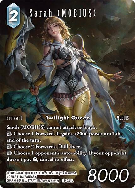 Sarah (MOBIUS) (19-024L) (Full Art) - From Nightmares - Final