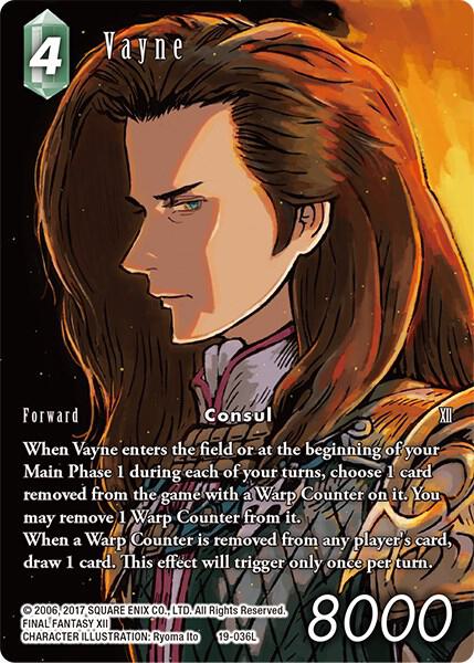 Vayne (Full Art) - From Nightmares - Final Fantasy TCG