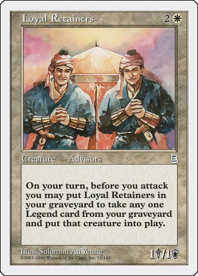 Loyal Retainers - Portal Three Kingdoms - Magic: The Gathering
