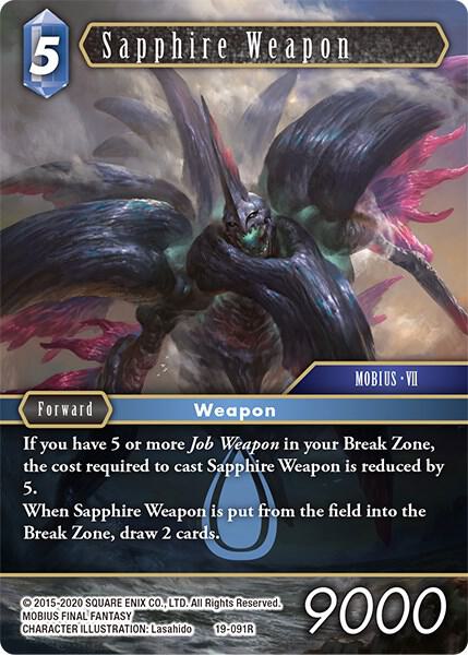 Sapphire Weapon - From Nightmares - Final Fantasy TCG - TCGplayer.com