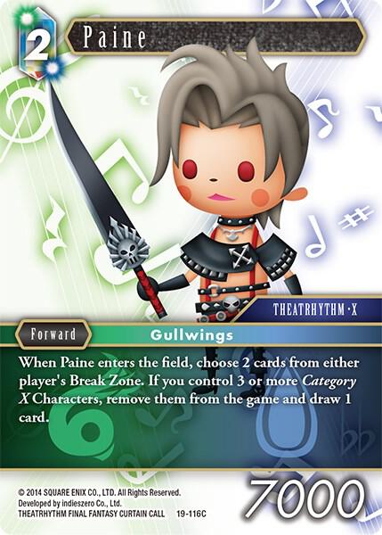 Paine - From Nightmares - Final Fantasy TCG