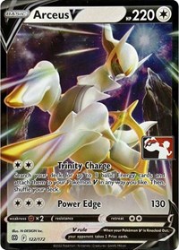 Arceus V #122/172 from Prize Pack Series Cards Pokemon card image