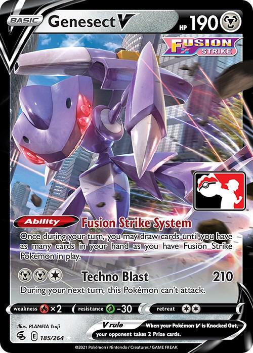 Genesect V 185/264 from Prize Pack Series Cards