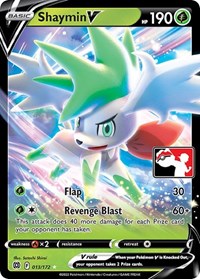 Shaymin V #013/172 from Prize Pack Series Cards Pokemon card image