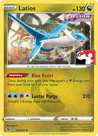 Latios #194/264 from Prize Pack Series Cards Pokemon card image