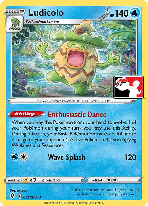 Ludicolo 034/203 from Prize Pack Series Cards