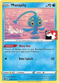 Manaphy #041/172 from Prize Pack Series Cards Pokemon card image
