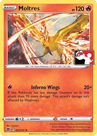 Moltres - Prize Pack Series Cards - Pokemon card