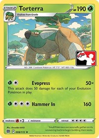 Torterra #008/172 from Prize Pack Series Cards Pokemon card image