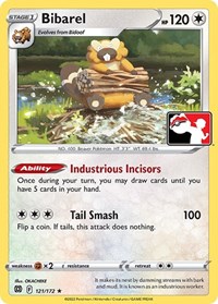 Bibarel #121/172 from Prize Pack Series Cards Pokemon card image
