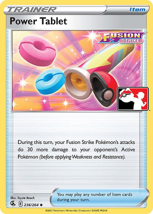 Power Tablet 236/264 from Prize Pack Series Cards