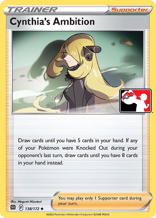 Cynthia's Ambition 138/172 from Prize Pack Series Cards