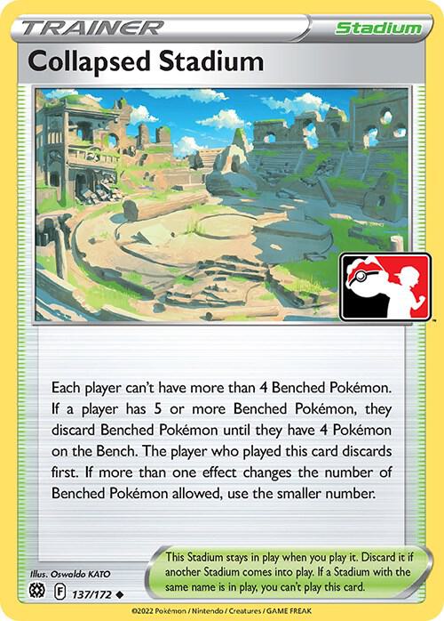 Collapsed Stadium 137/172 from Prize Pack Series Cards