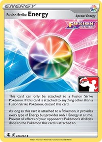 Fusion Strike Energy #244/264 from Prize Pack Series Cards Pokemon card image