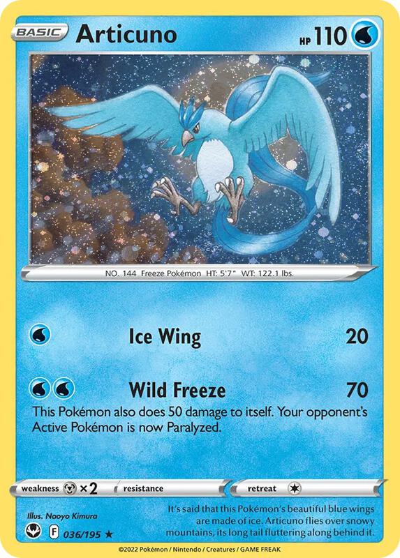 Articuno (Cosmos Holo) 036/195 from Miscellaneous Cards & Products