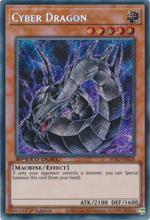 Cyber Dragon (Secret Rare) - Speed Duel GX: Duelists of