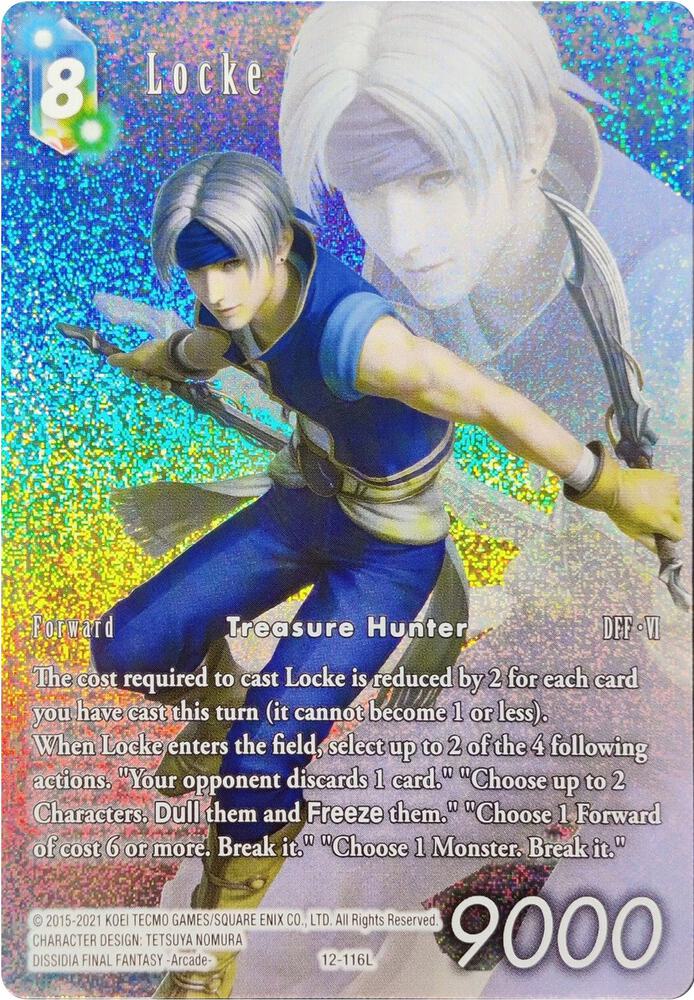 ファイナルファンタジーTCG Lki Locke (Full Art Reprint) - From Nightmares - Final Fantasy TCG