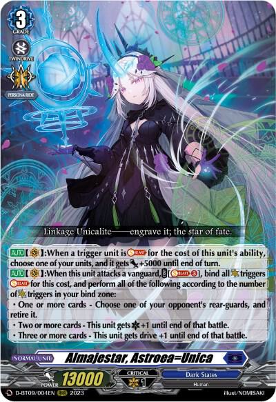 Almajestar, Astroea=Unica - D-BT09: Dragontree Invasion