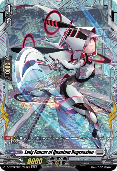 Lady Fencer of Quantum Regression (FR)