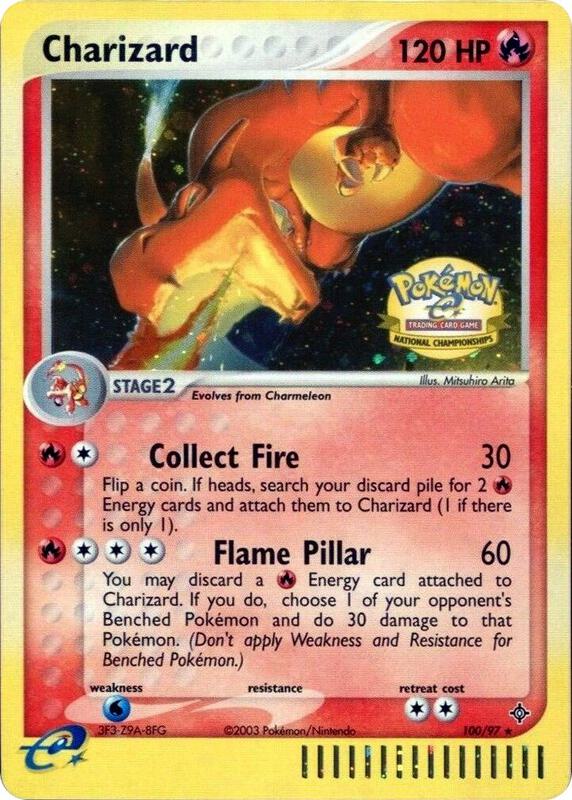 Charizard - 100/97 (National Championships) 100/097 from League & Championship Cards