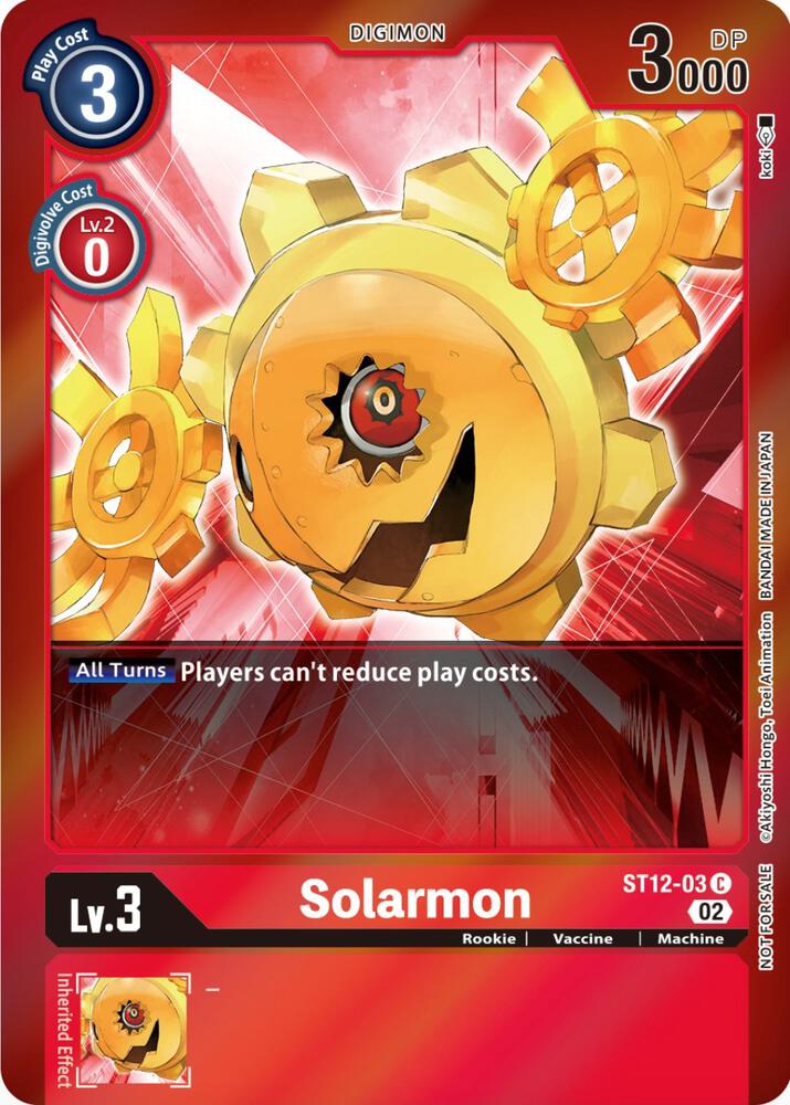 Solarmon Event Pack 4 digimon card