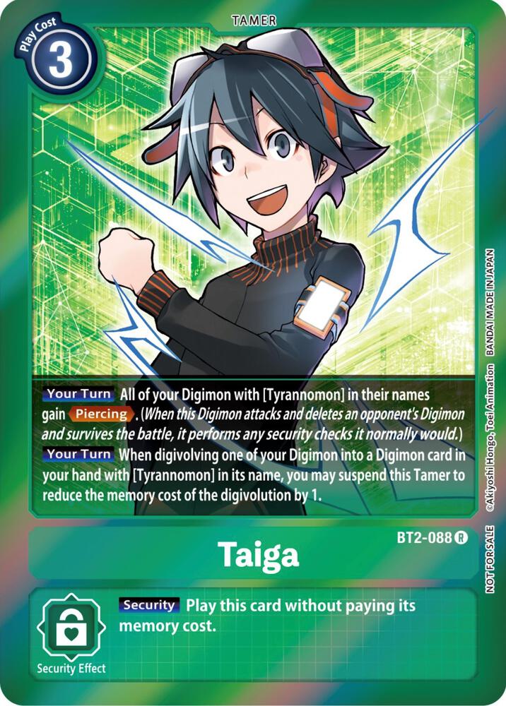 Taiga Event Pack 4 digimon card