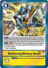 Reinforcing Memory Boost! (Judge Pack 3) - Double Diamond - Digimon card