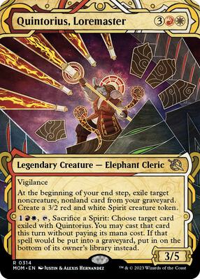 Quintorius, Loremaster