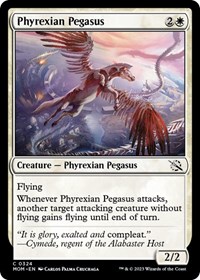 Phyrexian Pegasus - March of the Machine - Magic: The Gathering card