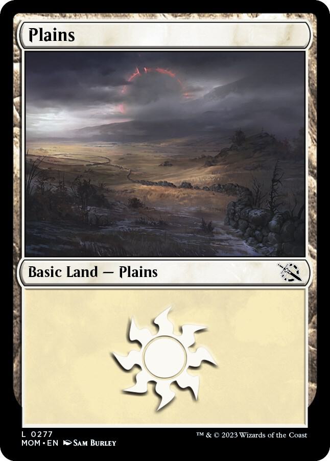 Plains (0277) - March of the Machine - Magic: The Gathering