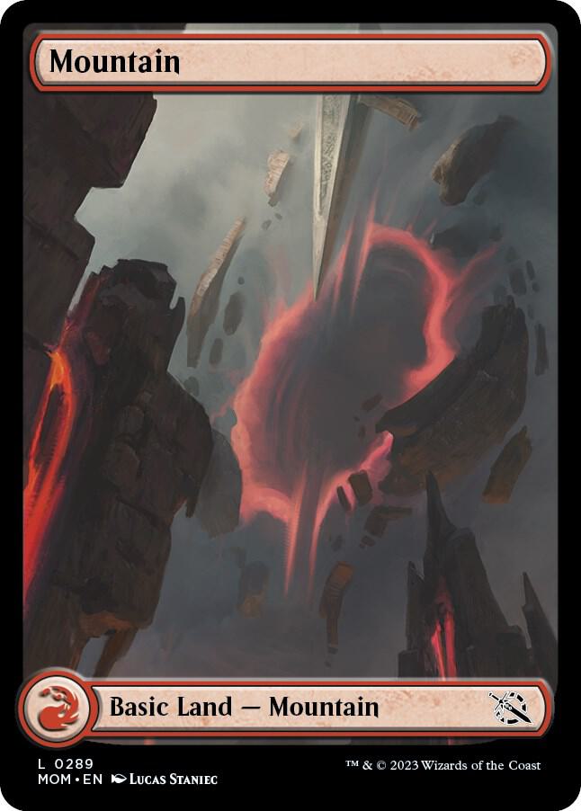 Mountain (0289) - March of the Machine - Magic: The Gathering