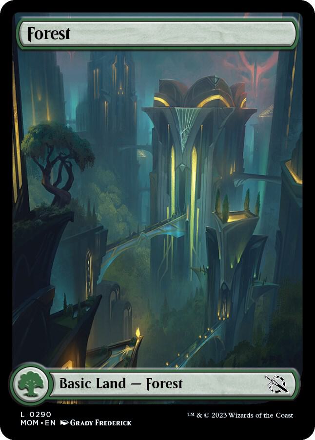 Forest (0290) - March of the Machine - Magic: The Gathering