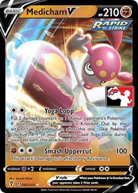 Medicham V #083/203 from Prize Pack Series Cards Pokemon card image