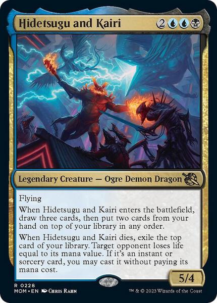 Hidetsugu and Kairi - March of the Machine - Magic: The Gathering