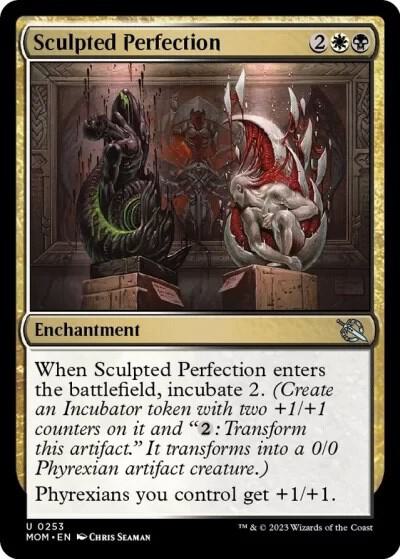 mtg cards with incubate Incubator // Phyrexian (18) Double-Sided Token [March of the Machine T