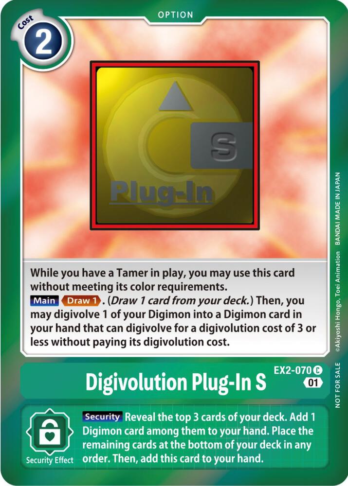 Digivolution Plug In S Event Pack 4 digimon card