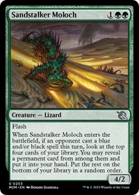 Sandstalker Moloch - March of the Machine - Magic: The Gathering card