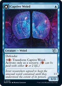 Captive Weird - March of the Machine - Magic: The Gathering card